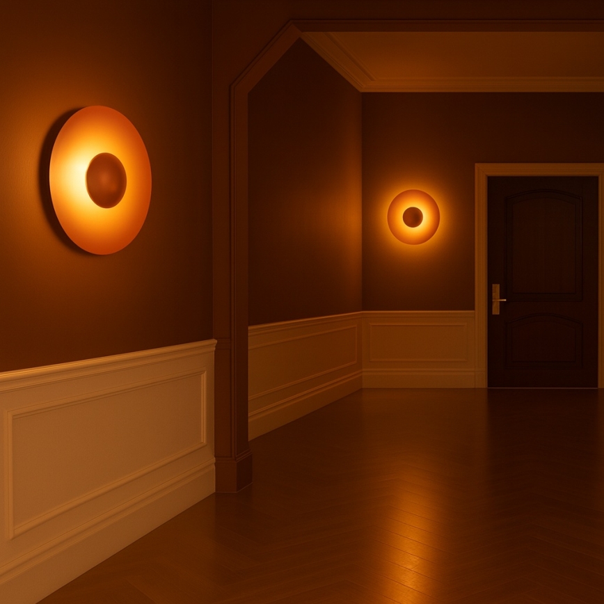 Argon 8866 - LED sieninis šviestuvas BOLTON LED/12,5W/230V 3000K terakotos spalvos