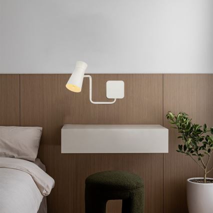 Argon 8879 - Sieninis šviestuvas LORD 1xE14/7W/230V baltas