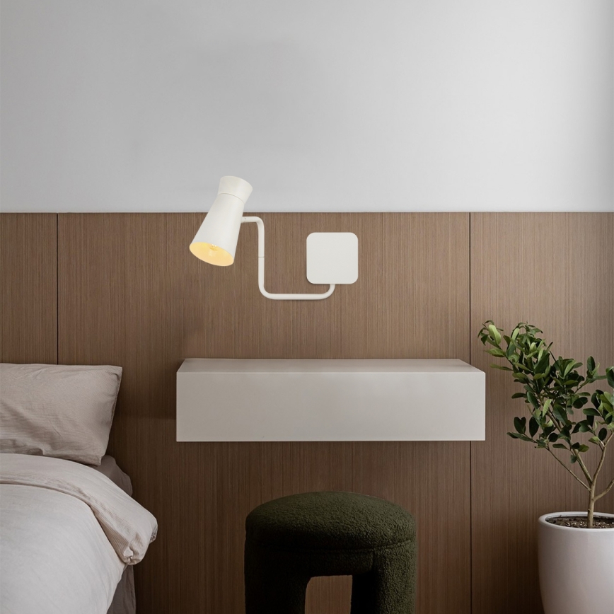 Argon 8879 - Sieninis šviestuvas LORD 1xE14/7W/230V baltas