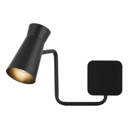 Argon 8880 - Sieninis šviestuvas LORD 1xE14/7W/230V juodas