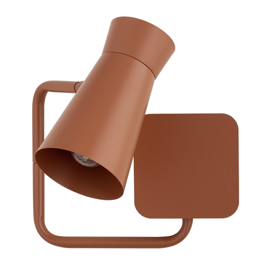 Argon 8882 - Sieninis šviestuvas LORD 1xE14/7W/230V terakotos spalvos