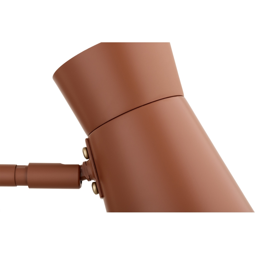 Argon 8882 - Sieninis šviestuvas LORD 1xE14/7W/230V terakotos spalvos
