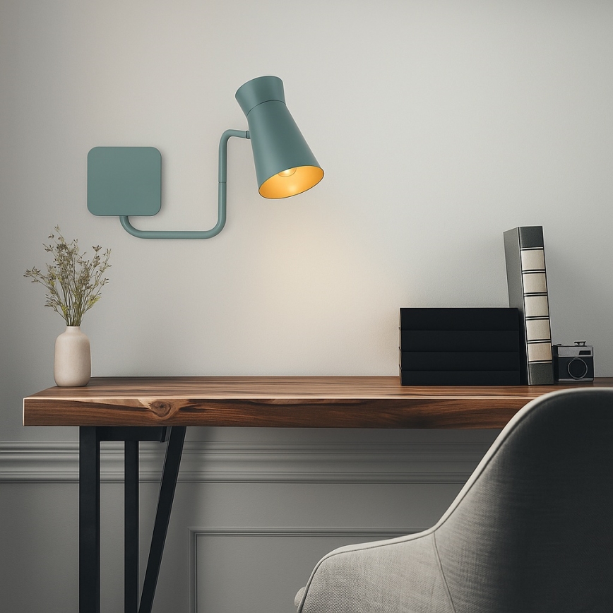 Argon 8883 - Sieninis šviestuvas LORD 1xE14/7W/230V pilkas