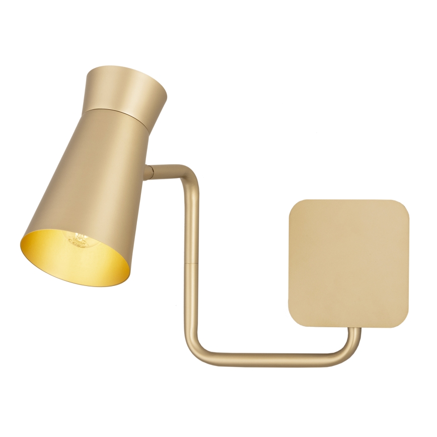 Argon 8884 - Sieninė lempa LORD 1xE14/7W/230V auksinė