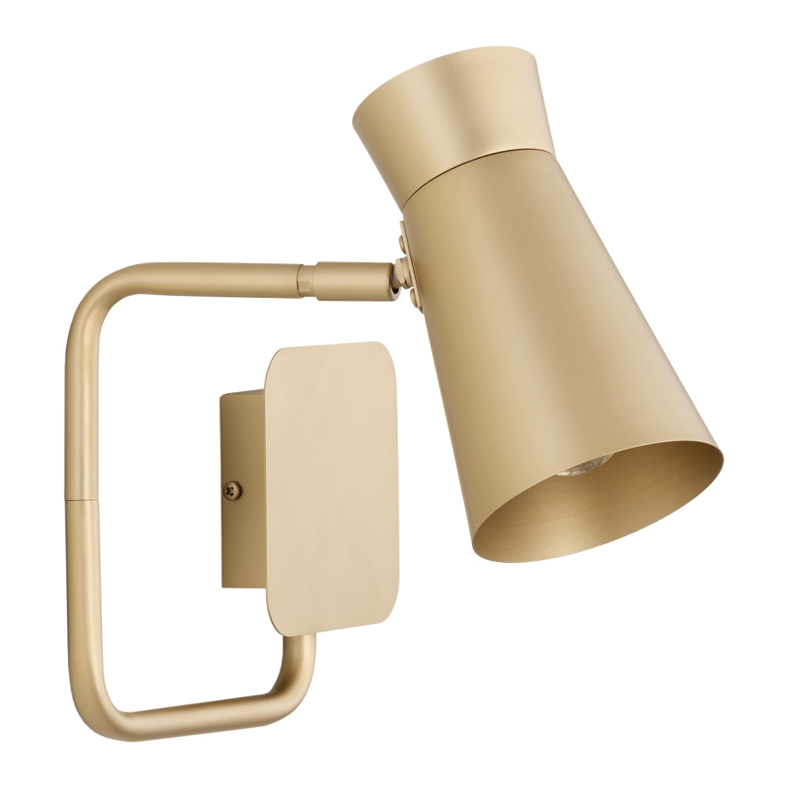 Argon 8884 - Sieninė lempa LORD 1xE14/7W/230V auksinė