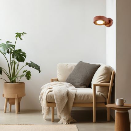 Argon 8902 - Sieninis šviestuvas LOTUS 1xGX53/12W/230V terakotos spalvos