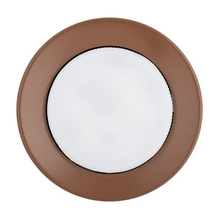 Argon 8916 - Lubinis šviestuvas ELORA 1xGX53/7W/230V skersmuo 11 cm terakotos spalvos