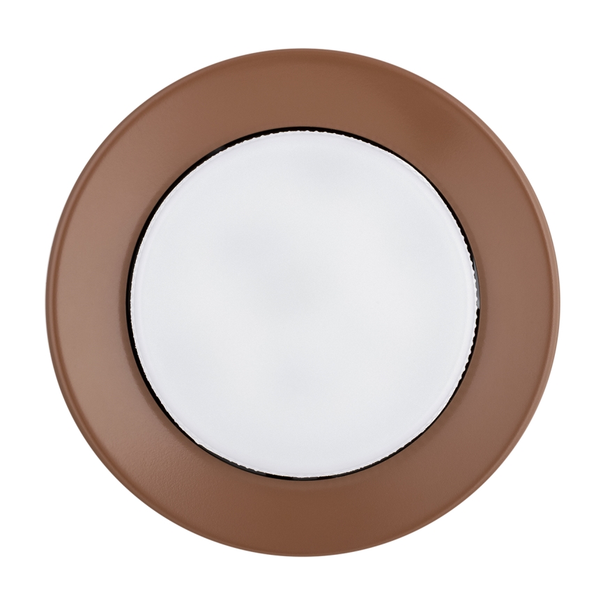 Argon 8916 - Lubinis šviestuvas ELORA 1xGX53/7W/230V skersmuo 11 cm terakotos spalvos