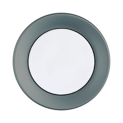 Argon 8917 - lubų šviestuvas ELORA 1xGX53/7W/230V, skersmuo 11 cm, pilkas