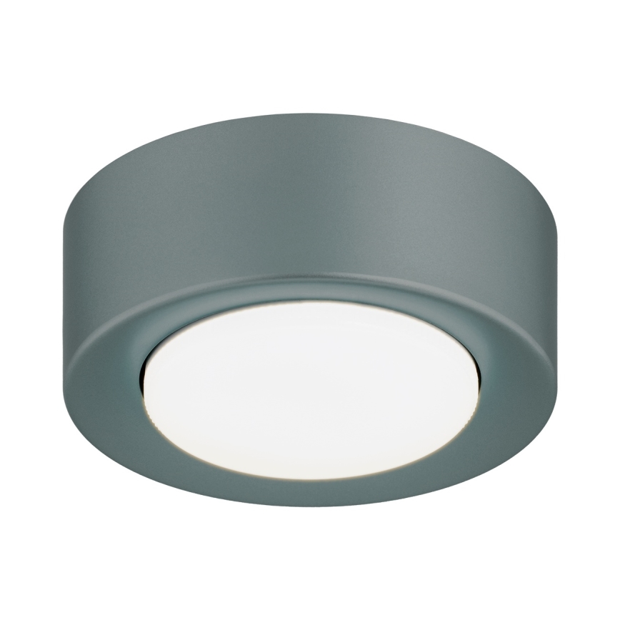 Argon 8917 - lubų šviestuvas ELORA 1xGX53/7W/230V, skersmuo 11 cm, pilkas