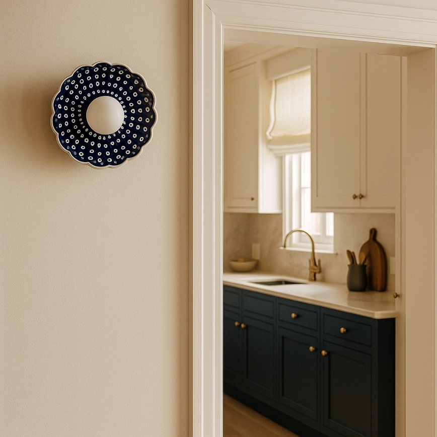 Argon 8933 - Sieninis šviestuvas BOLL 1xG9/6W/230V mėlyna