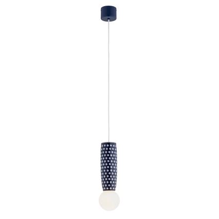 Argon 8937 - Pakabinamas šviestuvas su laidu BOLL 1xG9/6W/230V mėlynas