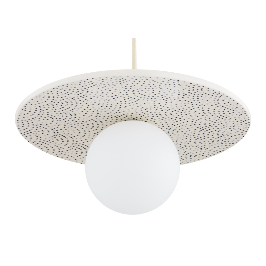 Argon 8949 - Pakabinamas šviestuvas ant laido BOLL 1xG9/6W/230V balta
