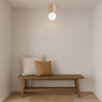 Argon 8973 - Lubinis vonios šviestuvas VOLANTE 1xG9/6W/230V, skersmuo 12 cm, smėlio spalvos