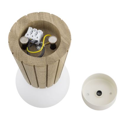 Argon 8973 - Lubinis vonios šviestuvas VOLANTE 1xG9/6W/230V, skersmuo 12 cm, smėlio spalvos