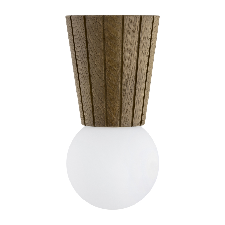 Argon 8974 - Vonios kambario lubų šviestuvas VOLANTE 1xG9/6W/230V IP44 skersmuo 12 cm ruda