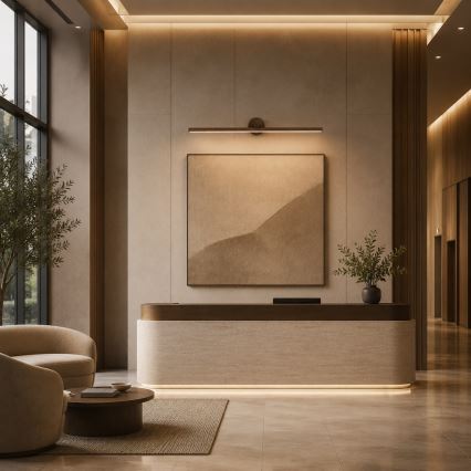 Argon 8997 - LED šviestuvas paveikslams MIRI LED/18W/230V 3000K 100 cm rudas