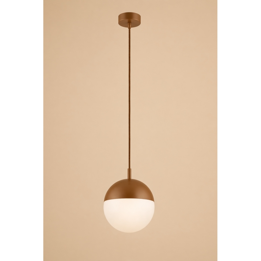 Argon 8998 - Lauko pakabinamas šviestuvas su laidu LIV 1xE27/15W/230V IP44 ruda