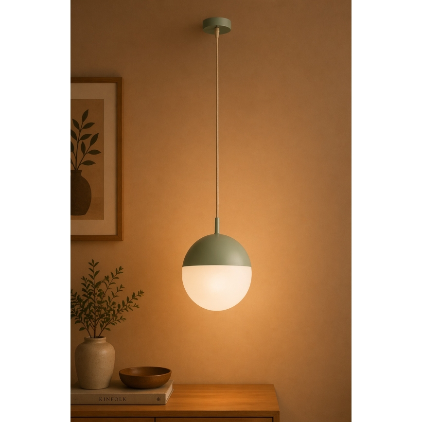 Argon 8999 - Lauko pakabinamas šviestuvas ant laido LIV 1xE27/15W/230V IP44 žalias
