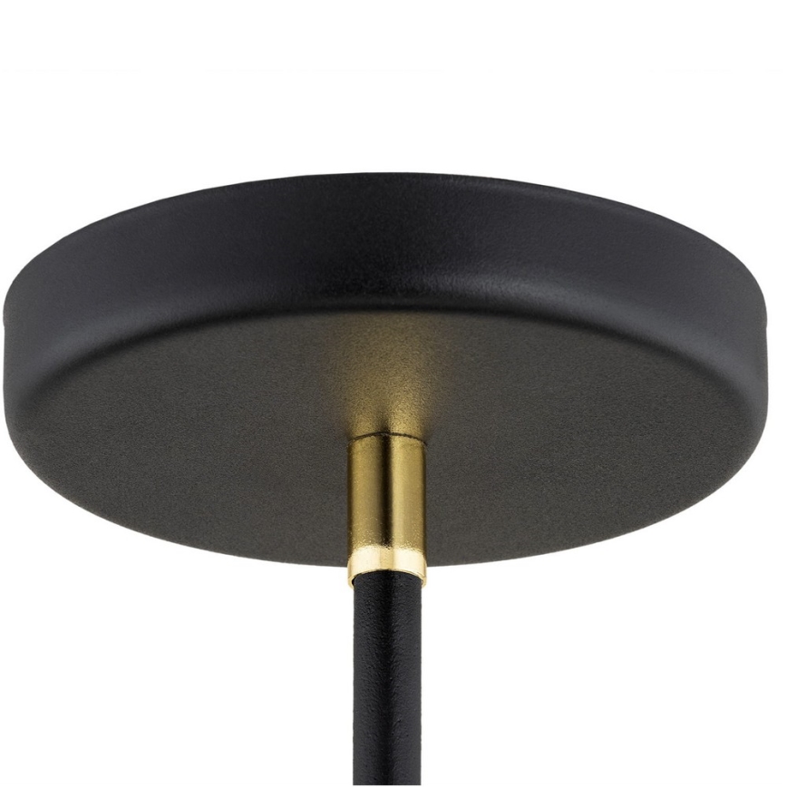 Argonas 2552 – Sietynas ant stulpo AVALONE 6xE27/15W/230V juoda/auksinė
