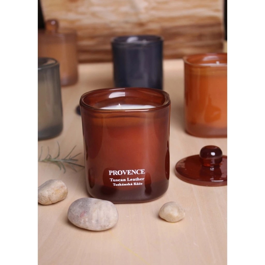 Aromatinė žvakė TUSCAN LEATHER 180g 25 val.