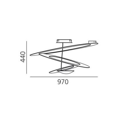 Artemide 1242010A - Lubinis šviestuvas PIRCE 1xR7s/11W/230V balta