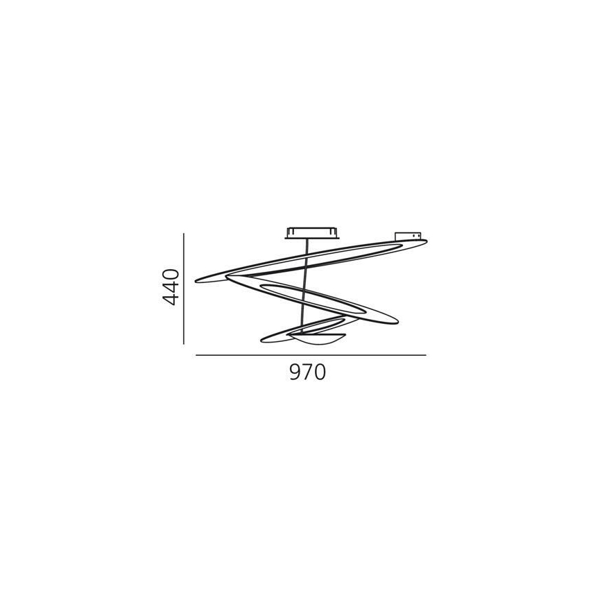 Artemide 1242010A - Lubinis šviestuvas PIRCE 1xR7s/11W/230V balta