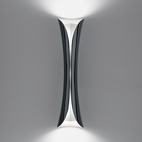 Artemide 1373010A - Sieninis šviestuvas CADMO 2xGU10/10W/230V juoda