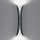 Artemide 1373010A - Sieninis šviestuvas CADMO 2xGU10/10W/230V juoda