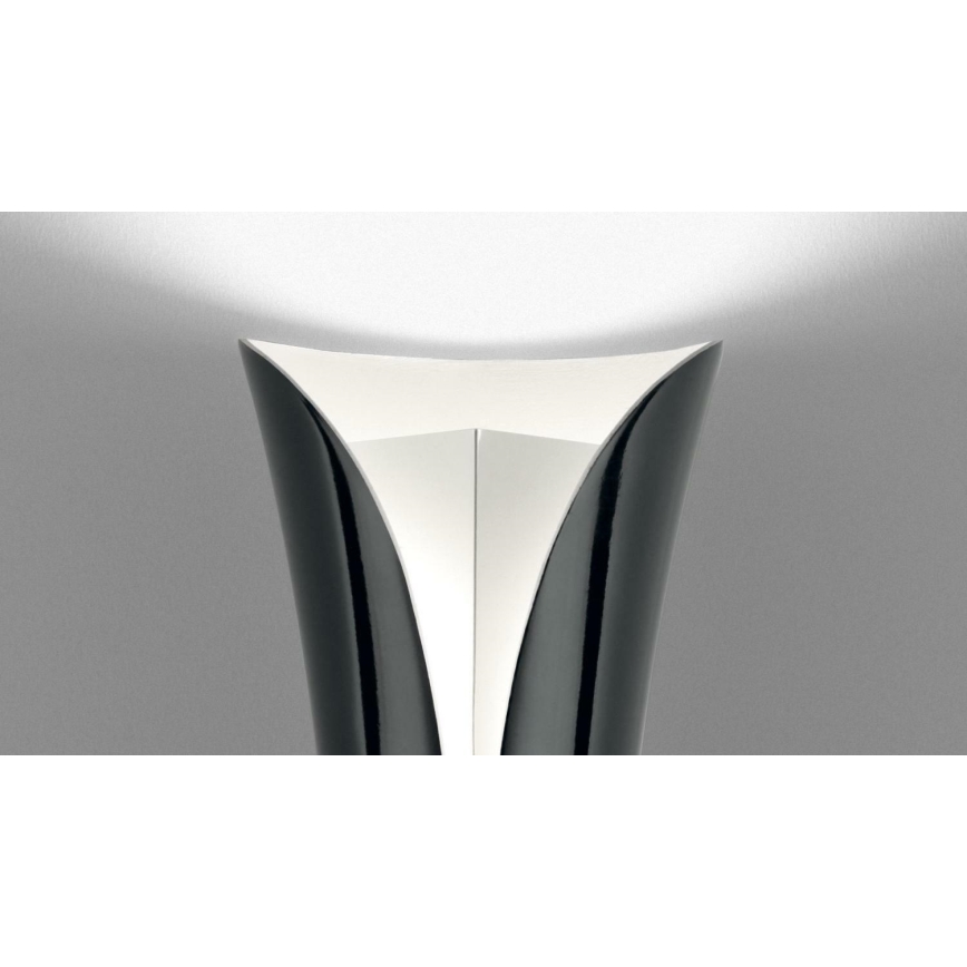 Artemide 1373010A - Sieninis šviestuvas CADMO 2xGU10/10W/230V juoda