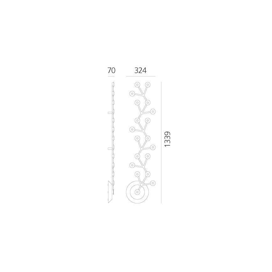 Artemide 1596050APP - LED Pritemdomas lubinis šviestuvas NET LED/45W/230V 3000K