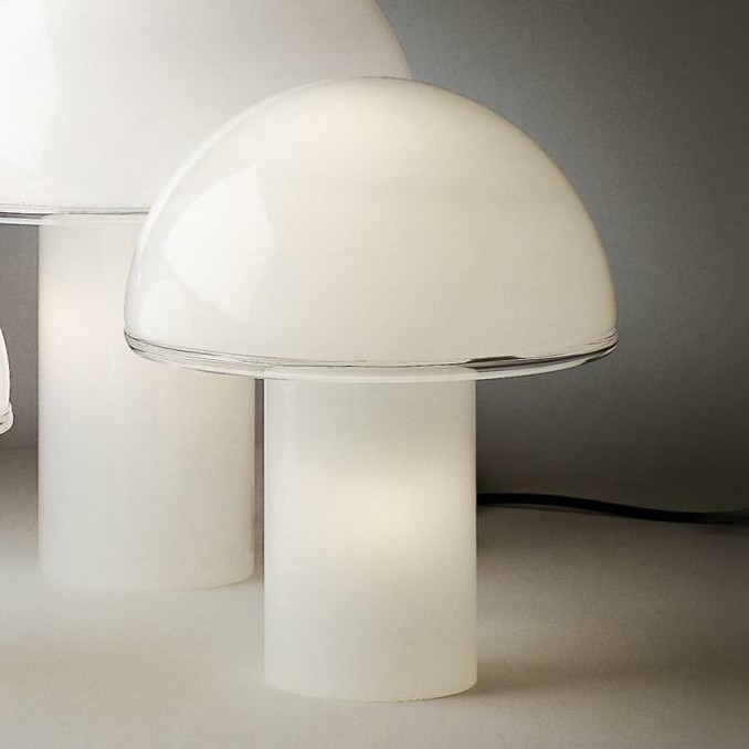 Artemide A006300 - Stalinis šviestuvas ONFALE 1xE14/5W/230V + 1xE27/13W balta