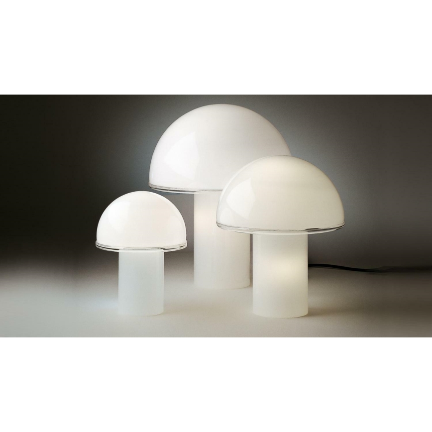 Artemide A006300 - Stalinis šviestuvas ONFALE 1xE14/5W/230V + 1xE27/13W balta