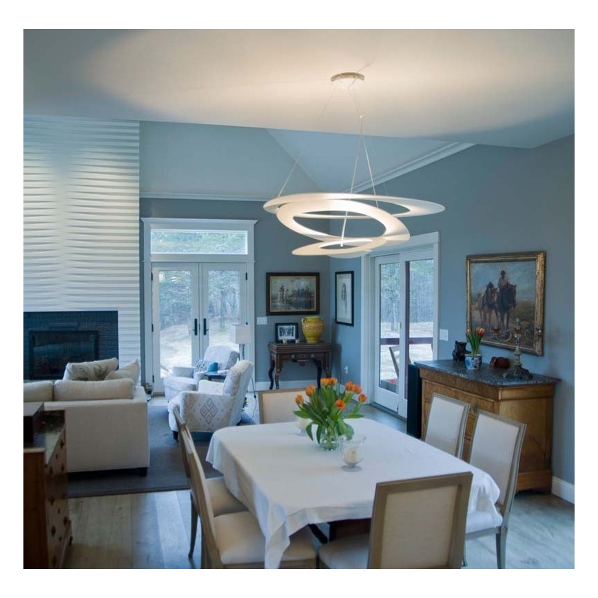 Artemide AR 1237010A - Pritemdomas, ant virvės kabinamas, lubinis šviestuvas PIRCE MINI 1xR7s/330W/230V