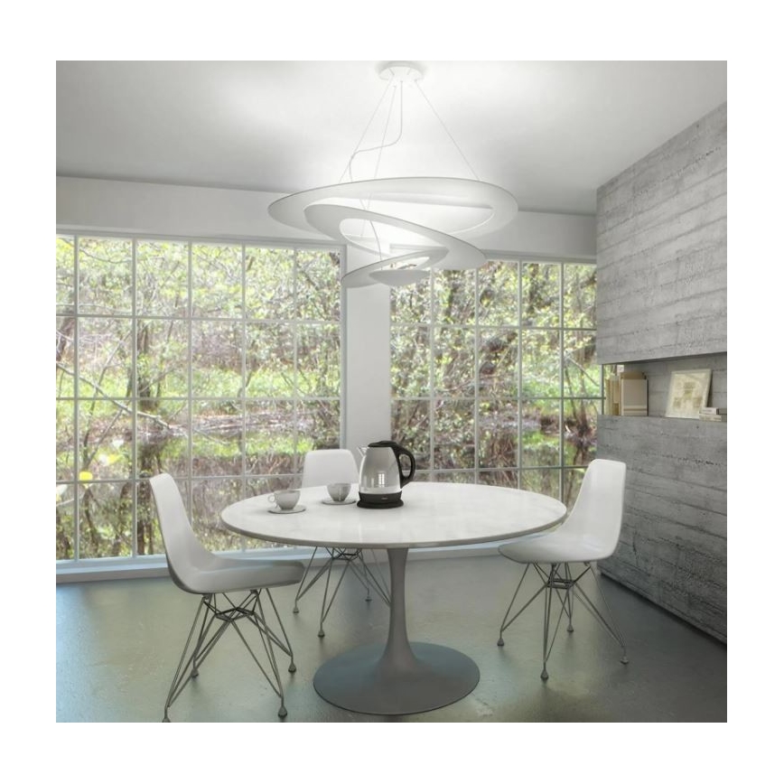 Artemide AR 1237010A - Pritemdomas, ant virvės kabinamas, lubinis šviestuvas PIRCE MINI 1xR7s/330W/230V