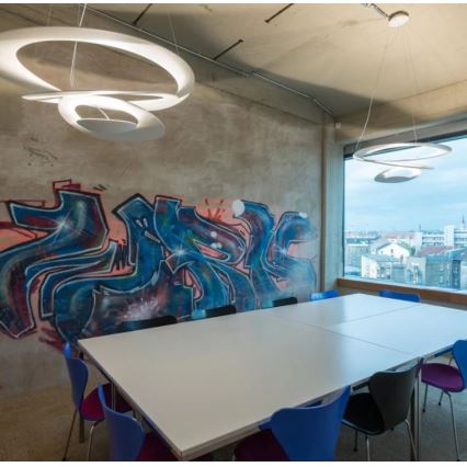 Artemide AR 1237010A - Reguliuojamas pakabinamas šviestuvas ant troselio PIRCE MINI 1xR7s/330W/230V