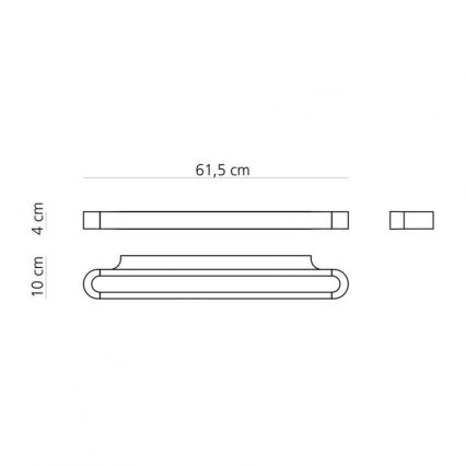 Artemide AR 1913050A - LED Sieninis šviestuvas TALO 60 1xLED/25W/230V