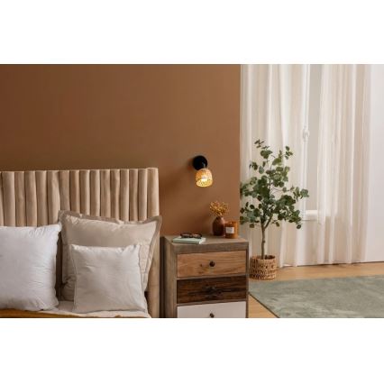 Atmosphera - Bambukinis sieninis taškinis šviestuvas LIO 1xE14/25W/230V