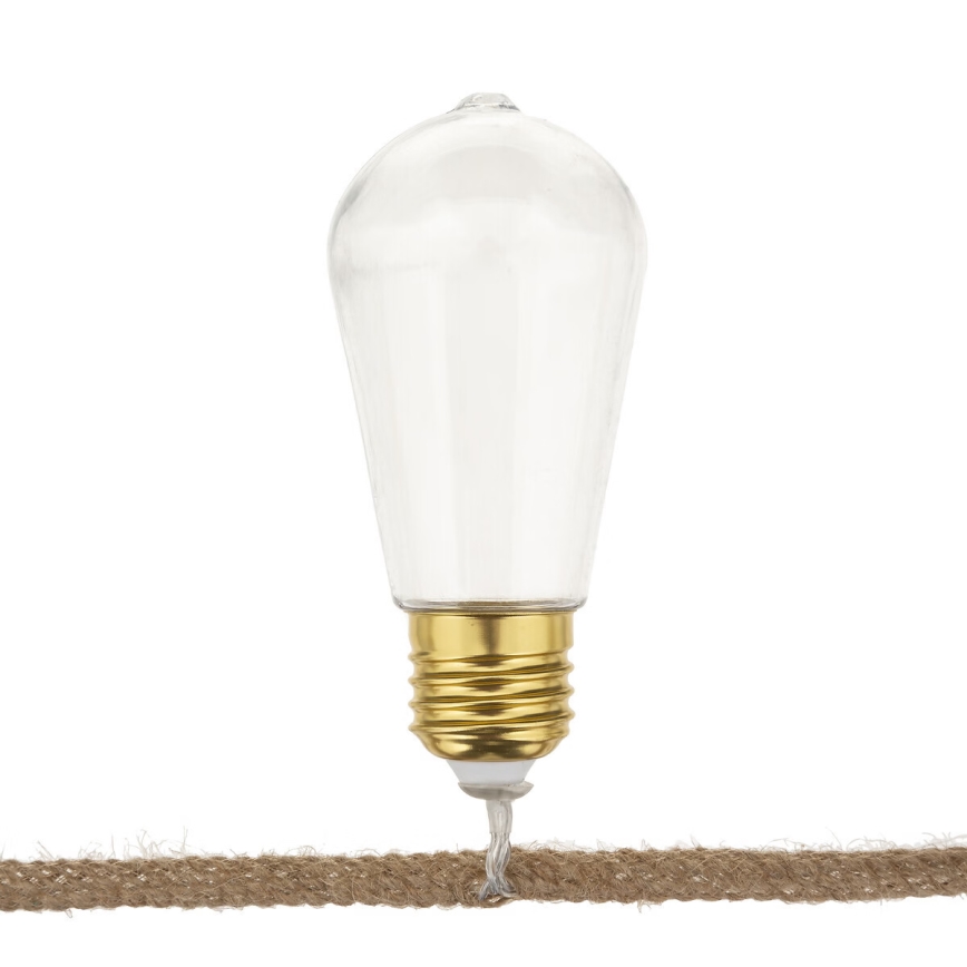 Atmosphera - Dekoratyvinė LED grandinė GIRLIANDA 10xLED/2xAA 1,65m šilta balta