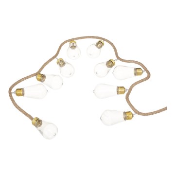 Atmosphera - LED dekoratyvinė girlianda GIRLANDA 10xLED/2xAA 1,65 m šiltai balta