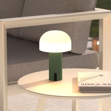 Atmosphera - LED Įkraunamas lauko jutiklinė Stalinis šviestuvas JANY LED/3,7V 22 cm 2200 mAh IP44 žalia