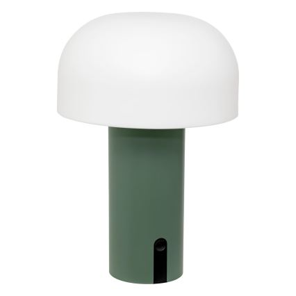 Atmosphera - LED Įkraunamas lauko jutiklinė Stalinis šviestuvas JANY LED/3,7V 22 cm 2200 mAh IP44 žalia