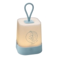Atmosphera - LED jutiklinė vaikiška įkraunama naktinė lempa RABBIT LED/3,7V 1200 mAh mėlyna