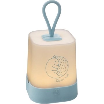 Atmosphera - LED jutiklinė vaikiška įkraunama naktinė lempa RABBIT LED/3,7V 1200 mAh mėlyna