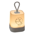 Atmosphera - LED jutiklinė vaikų įkraunama naktinė lempa RABBIT LED/3,7V 1200 mAh pilka