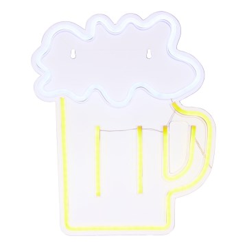 Atmosphera - LED neoninė sieninė dekoracija BEER LED/5V