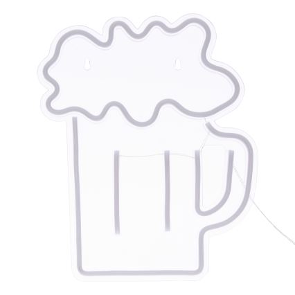 Atmosphera - LED neoninė sieninė dekoracija BEER LED/5V