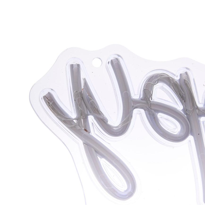 Atmosphera - LED neoninė sieninė dekoracija SU GIMTADIENIU LED/5V