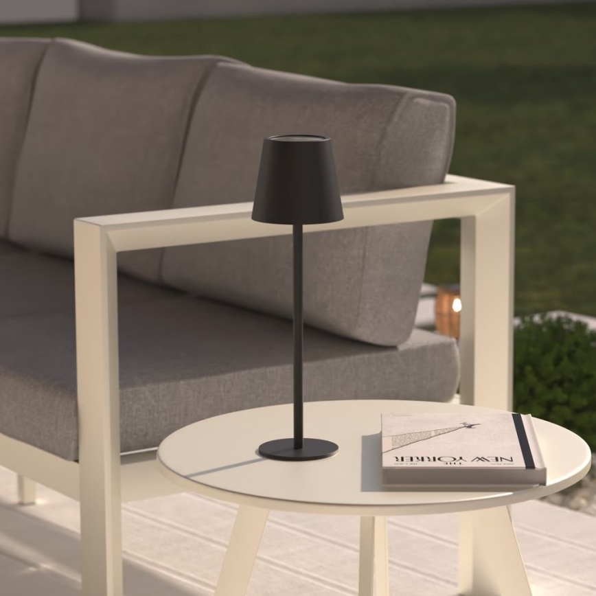 Atmosphera - LED reguliuojama įkraunama lauko stalo lempa su jutikliu CODY LED/5V 2400 mAh IP44