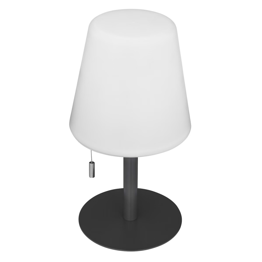 Atmosphera - LED RGBW Įkraunamas lauko Stalinis šviestuvas ZACK LED/3,7V 1200 mAh IP44 juoda